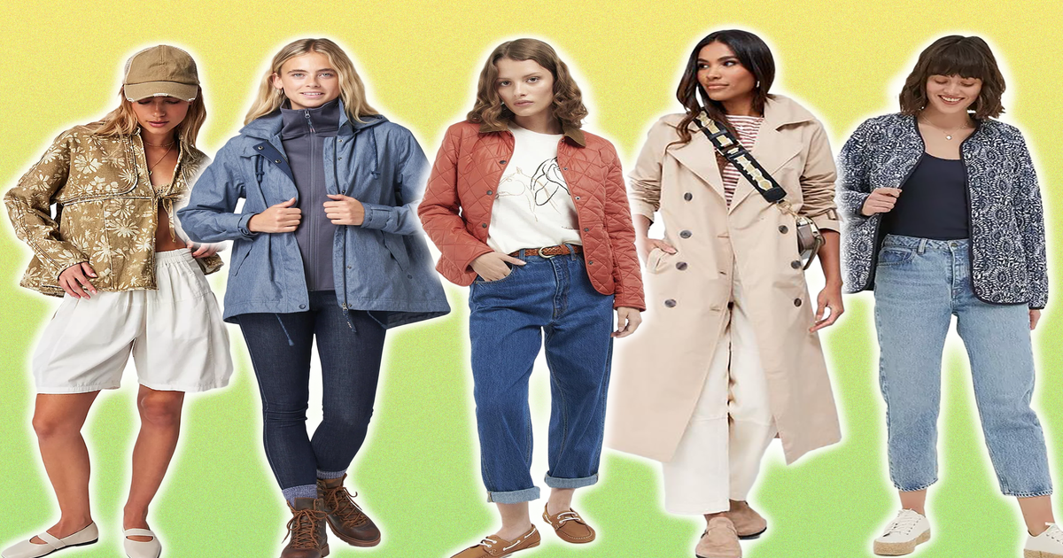 Long cotton jackets sale to wear with jeans